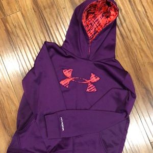 UNDER ARMOUR Girls Youth XL Swearshirt/Hoodie